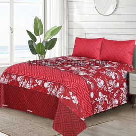 3PC Cotton Bedsheet BD-62