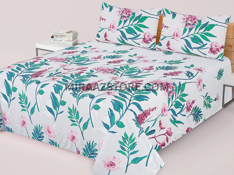 3PC Cotton Bedsheet BS-44