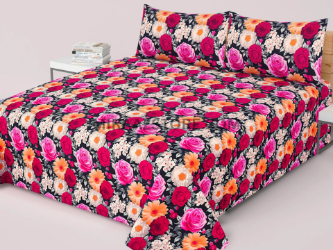 3PC Cotton Bedsheet BS-64
