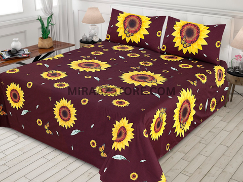 3PC Cotton Bedsheet MS74