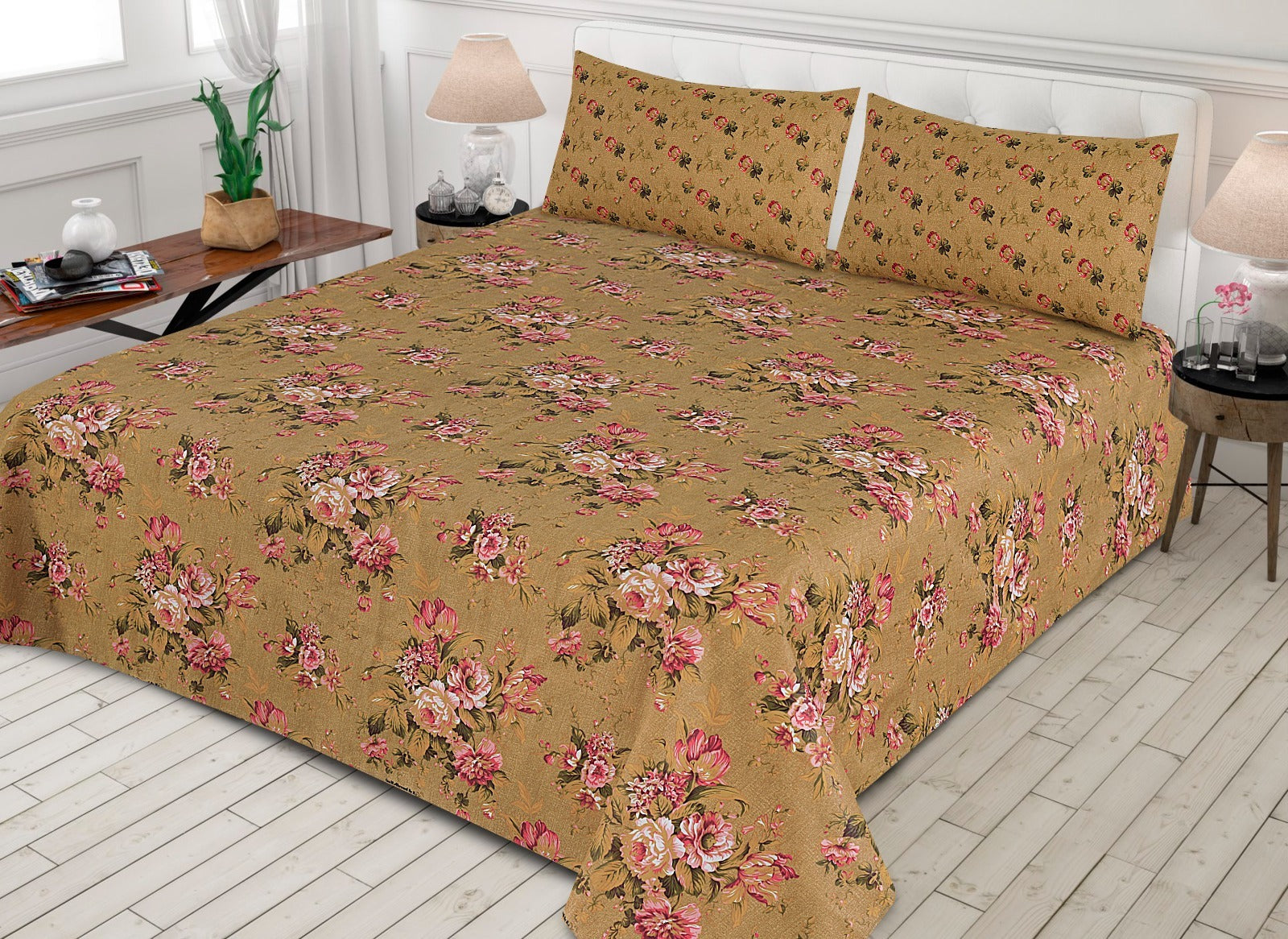 3PC Cotton Bedsheet BD-49