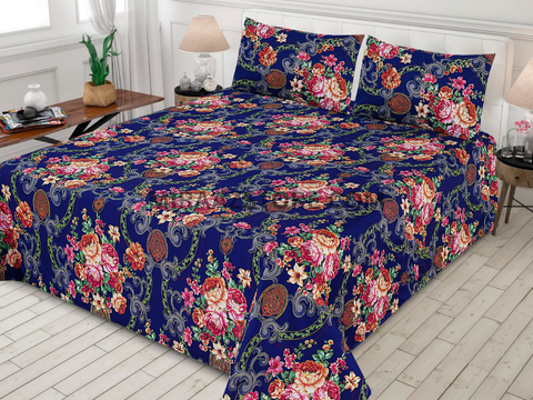 3PC Cotton Bedsheet MS18