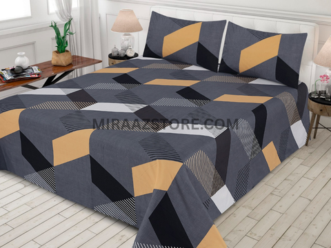 3PC Cotton Bedsheet MS112