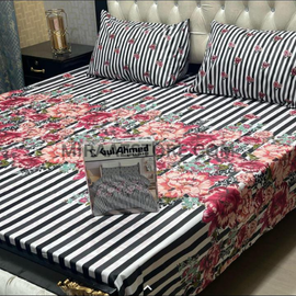 3PC Cotton Bedsheet BD-02
