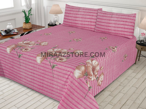 3PC Cotton Bedsheet MS115