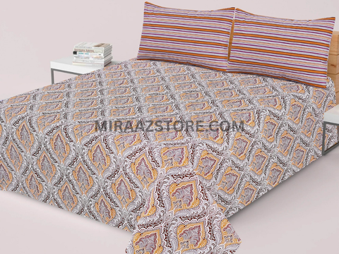 3PC Cotton Bedsheet BS-14