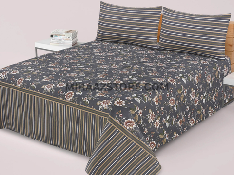 3PC Cotton Bedsheet BS-12