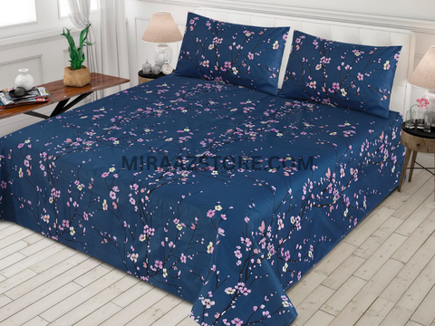 3PC Cotton Bedsheet MS76