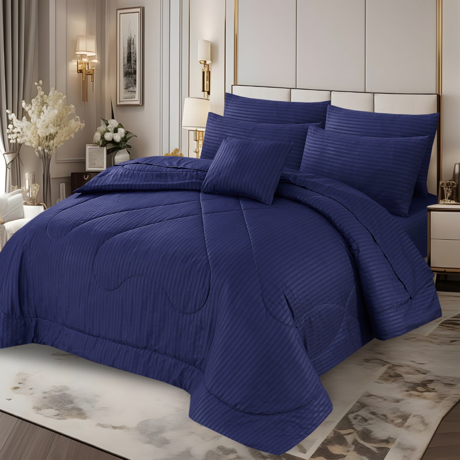 Premium 7 Pcs Comforter Set - CS80
