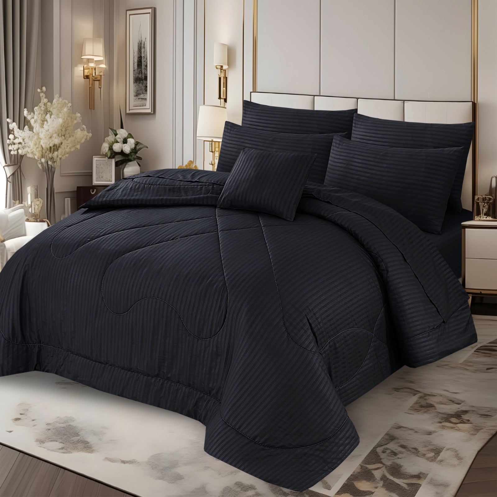 Premium 7 Pcs Comforter Set - CS88
