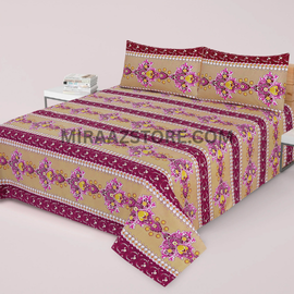 3PC Cotton Bedsheet BD-43