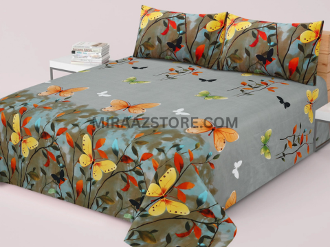 3PC Cotton Bedsheet BS-58