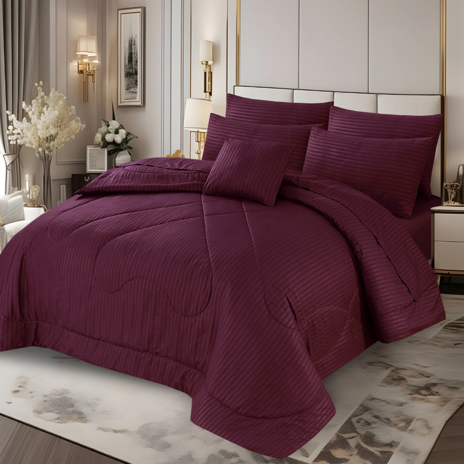 Premium 7 Pcs Comforter Set - CS100
