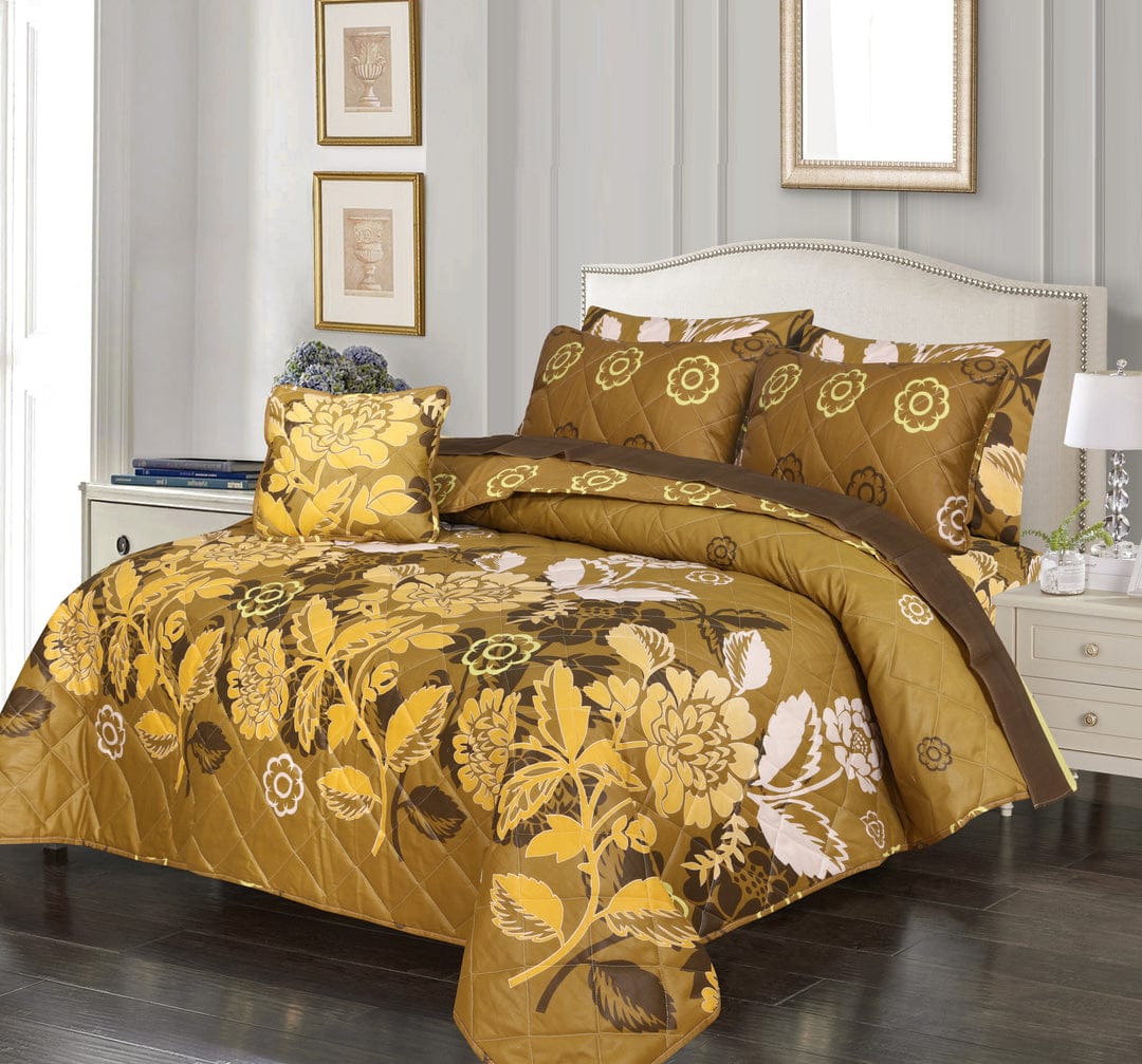 7 Pcs Comforter Set King Size Design KCC 3