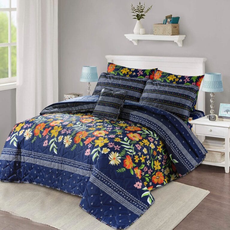 7 Pcs Comforter Set King Size Design KCC 8