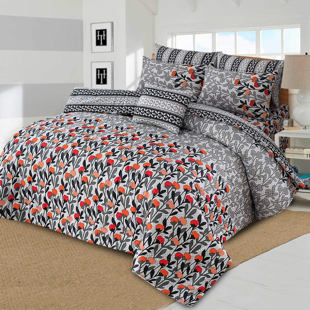 7 Pcs Comforter Set King Size Design KCC 53
