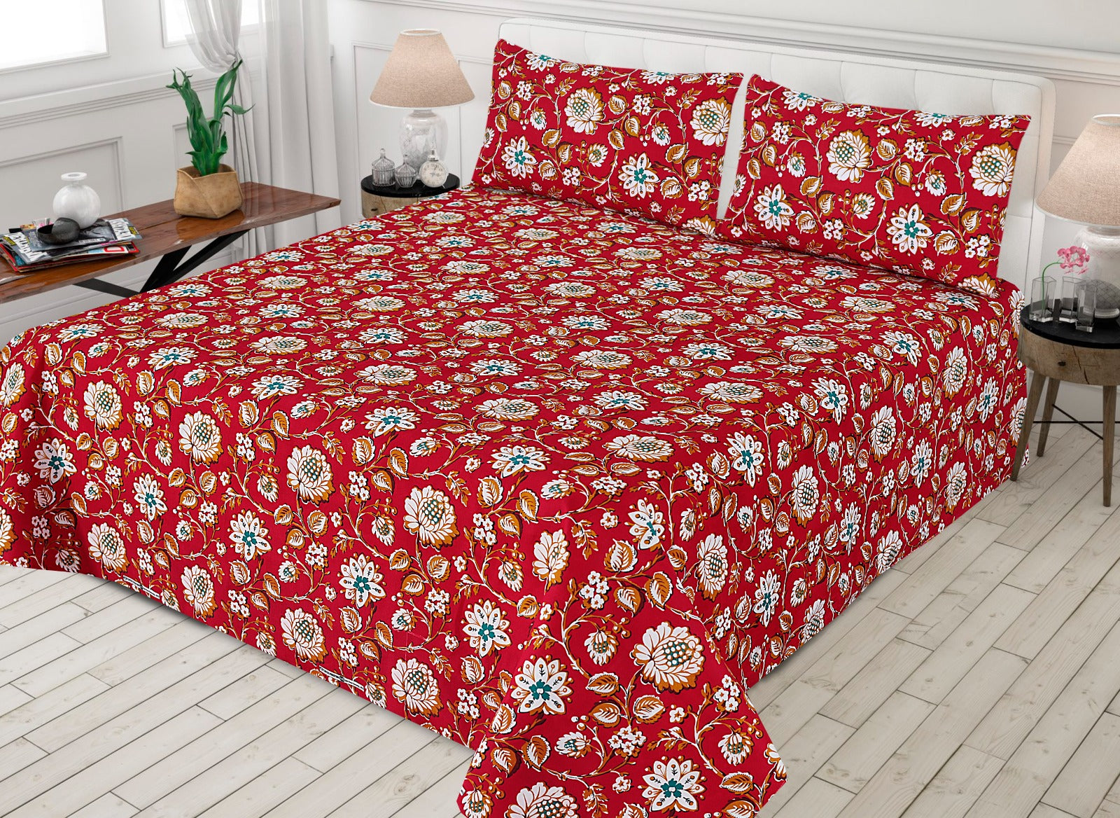 3PC Cotton Bedsheet MS61