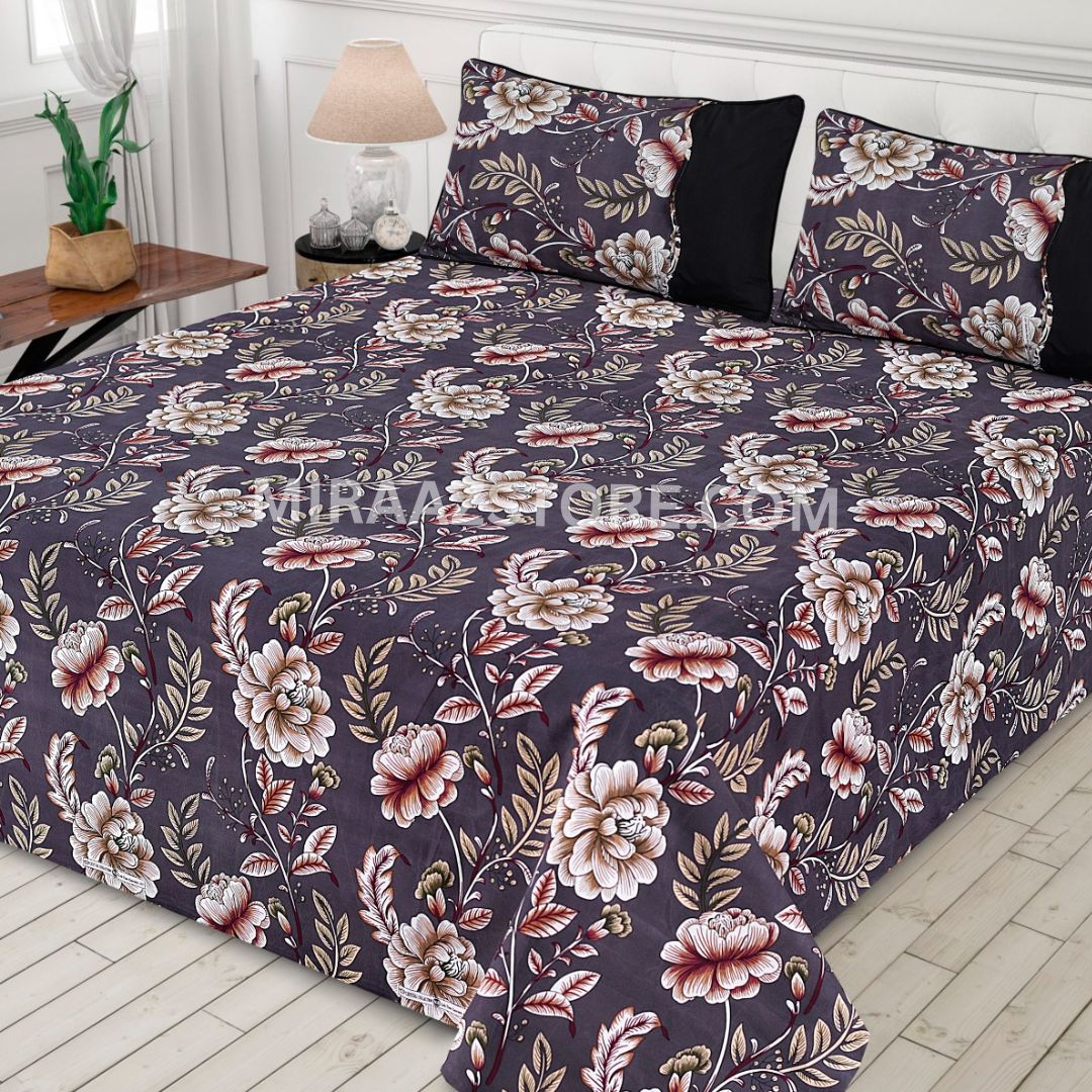 3 Pcs Bed sheet B-058