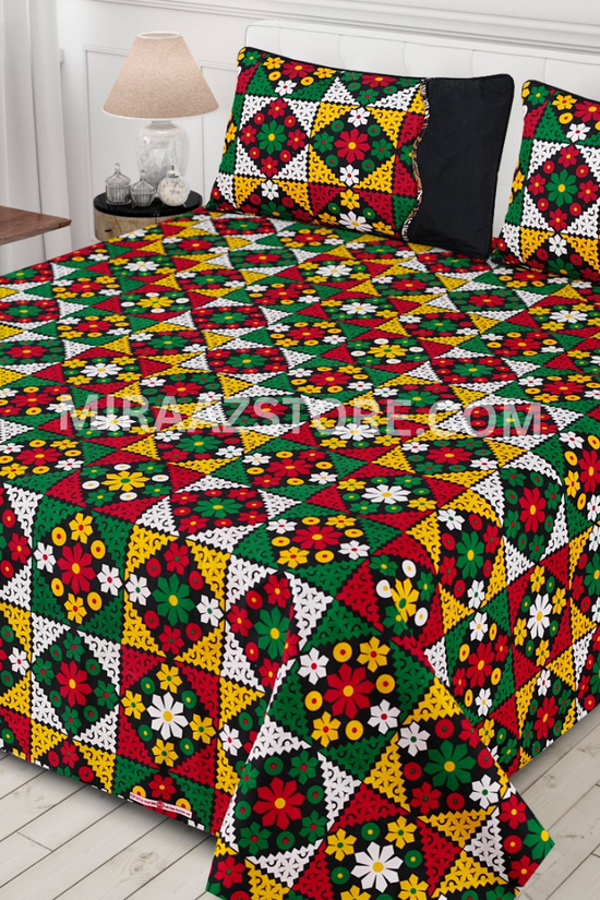 3 Pcs Bed sheet B-025