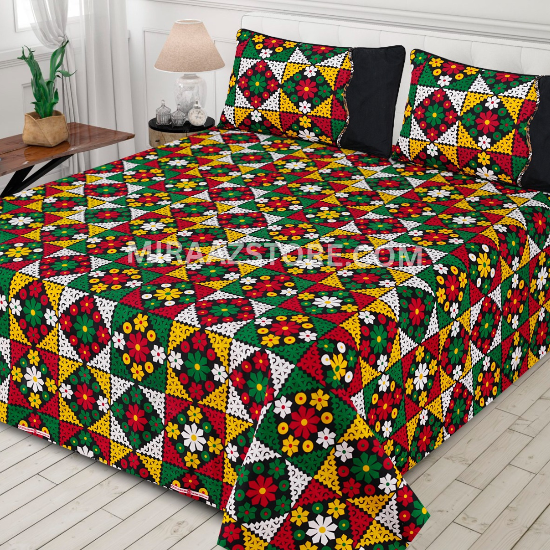 3 Pcs Bed sheet B-025