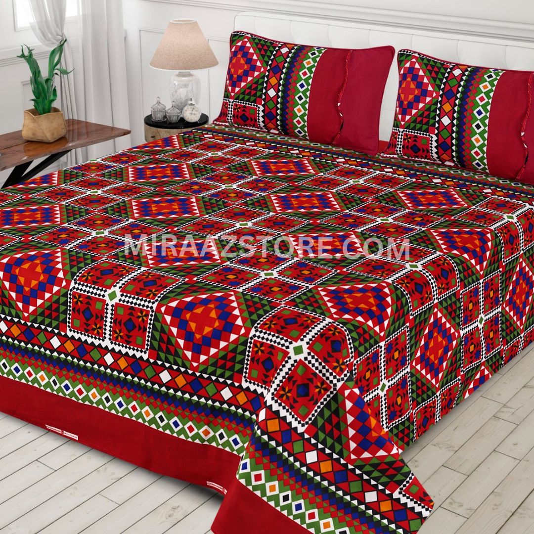 3 Pcs Bed sheet B-046