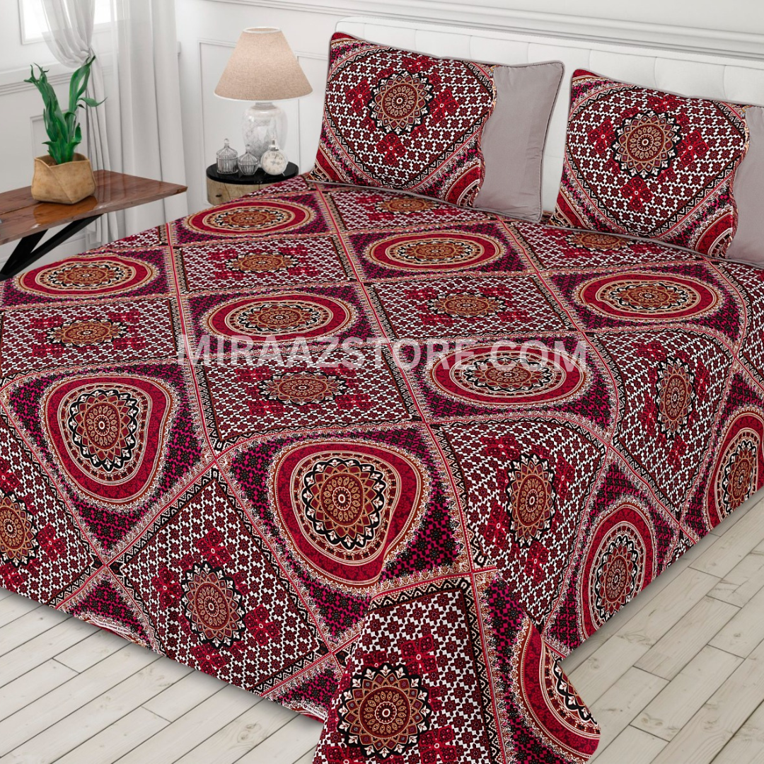 3 Pcs Bed sheet B-010