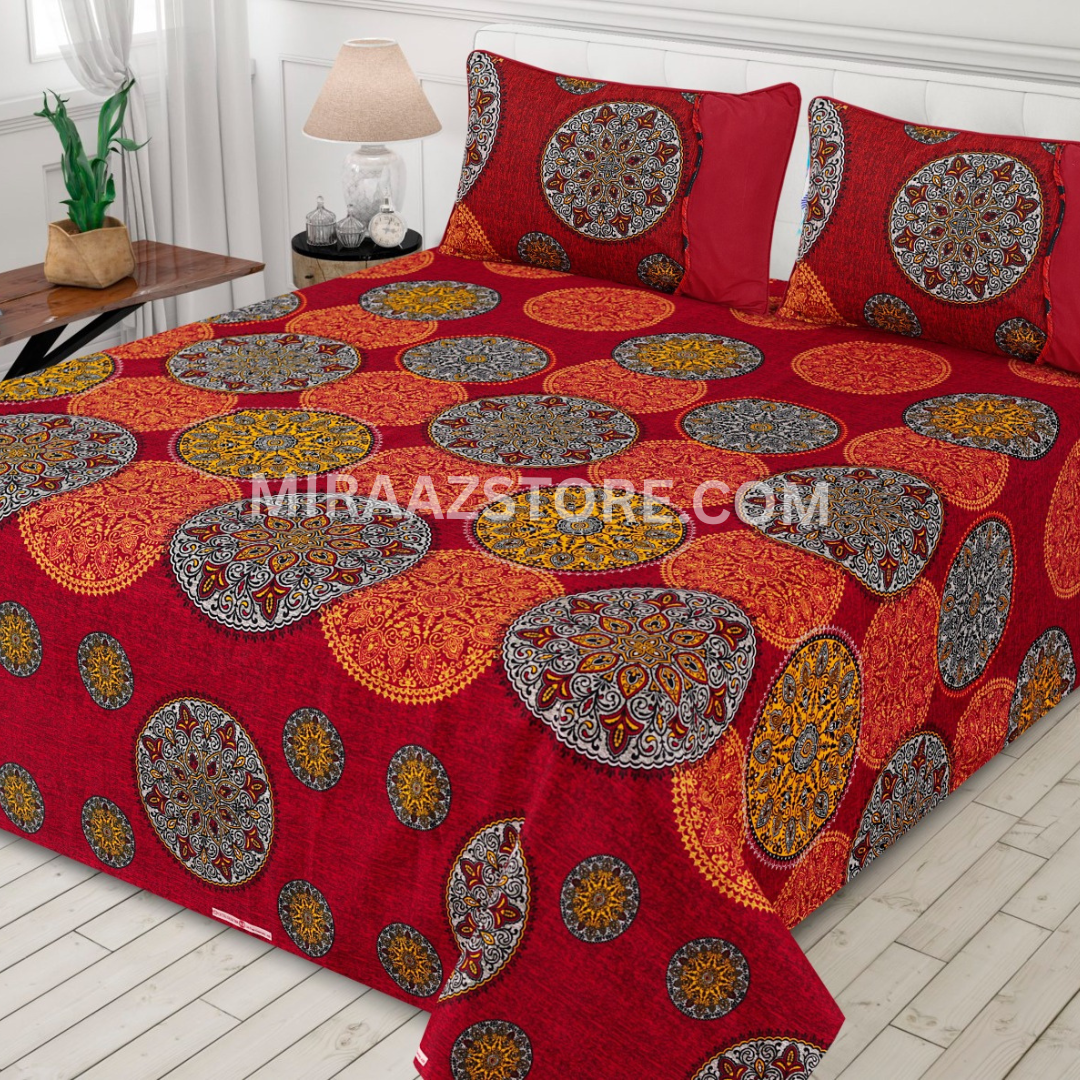 3 Pcs Bed sheet B-035