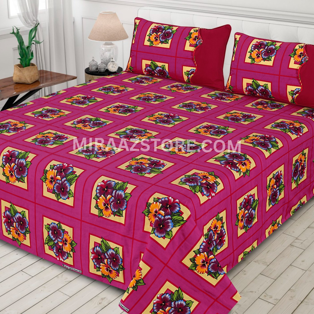 3 Pcs Bed sheet B-059