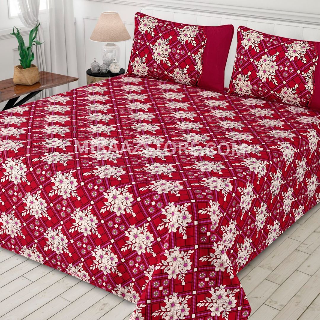 3 Pcs Bed sheet B-039