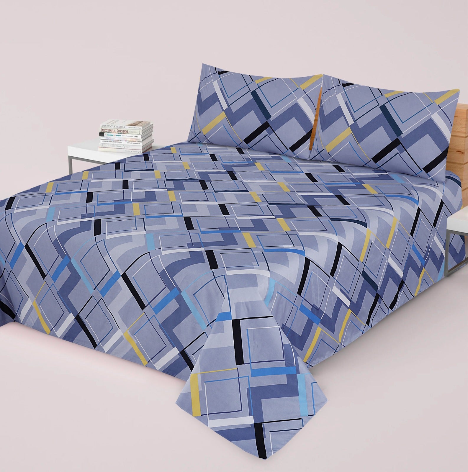 Premium Cotton Super King Bedsheet - Special Addition- MS01