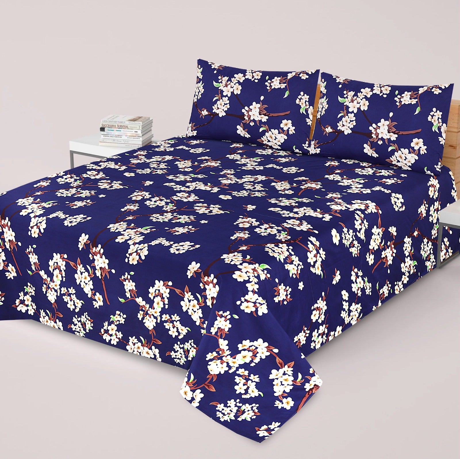 Premium Cotton Super King Bedsheet - Special Addition- MS18