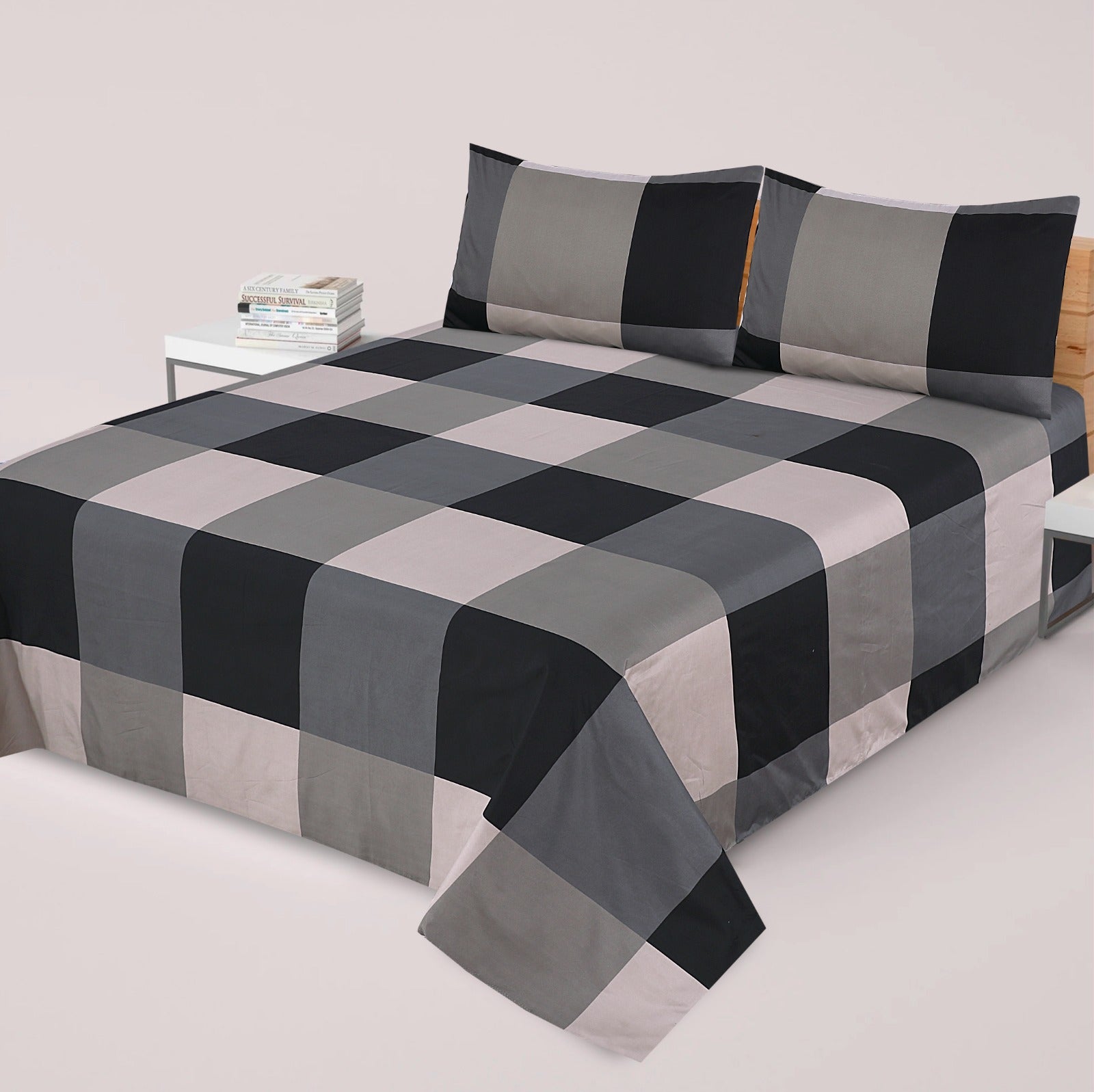 Premium Cotton Super King Bedsheet - Special Addition- MS12