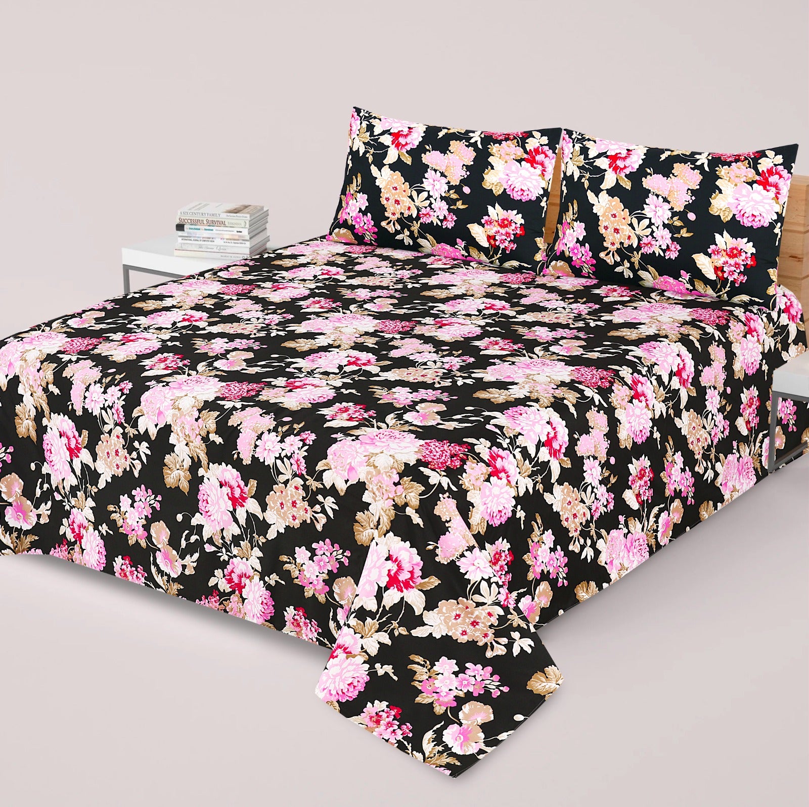 Premium Cotton Super King Bedsheet - Special Addition- MS03
