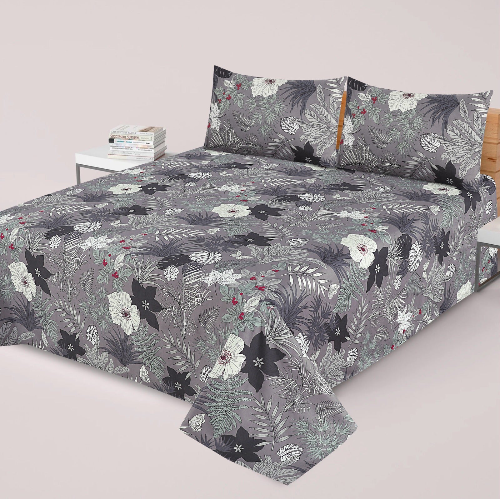 Premium Cotton Super King Bedsheet - Special Addition- MS15