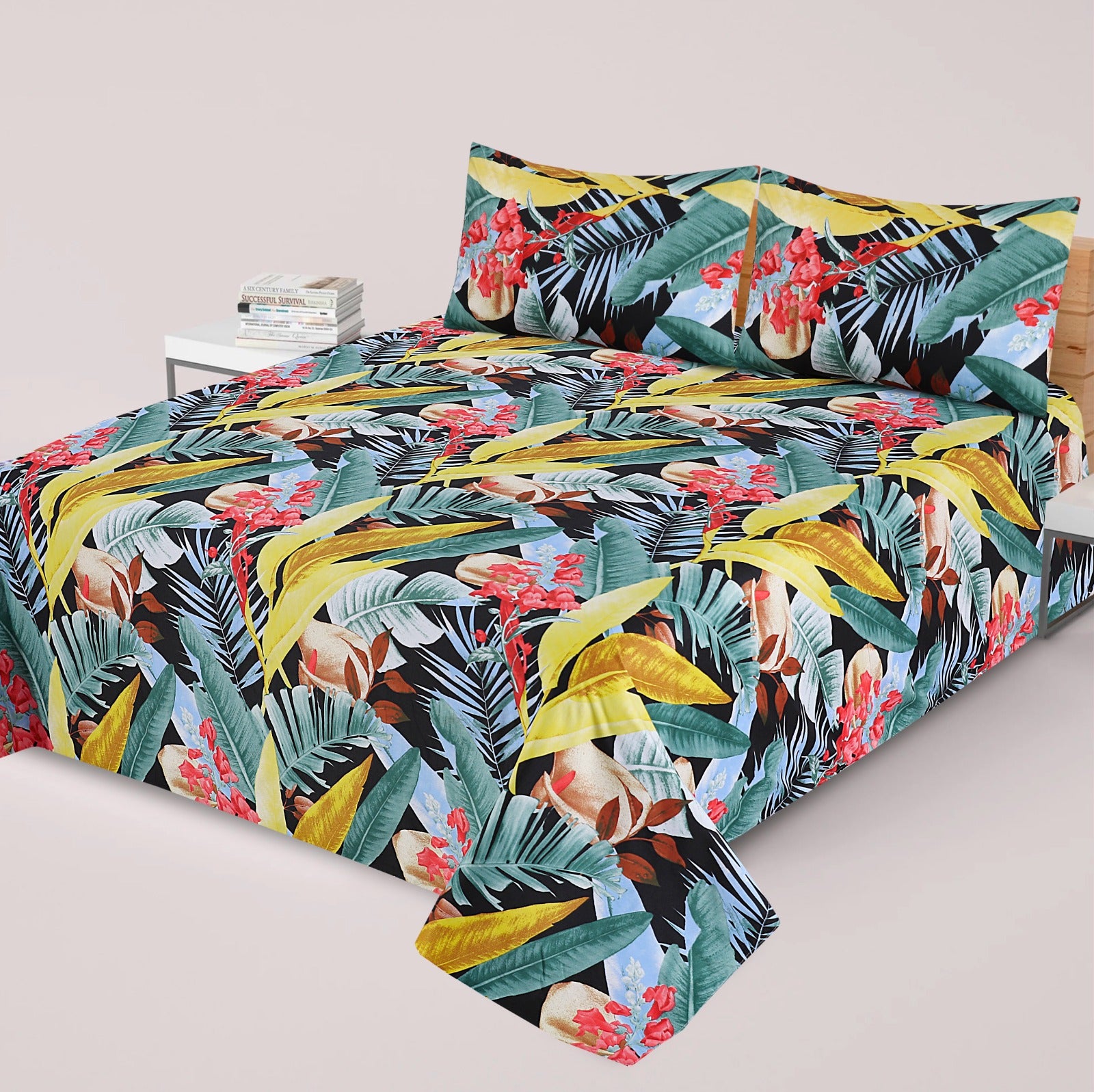 Premium Cotton Super King Bedsheet - Special Addition- MS16