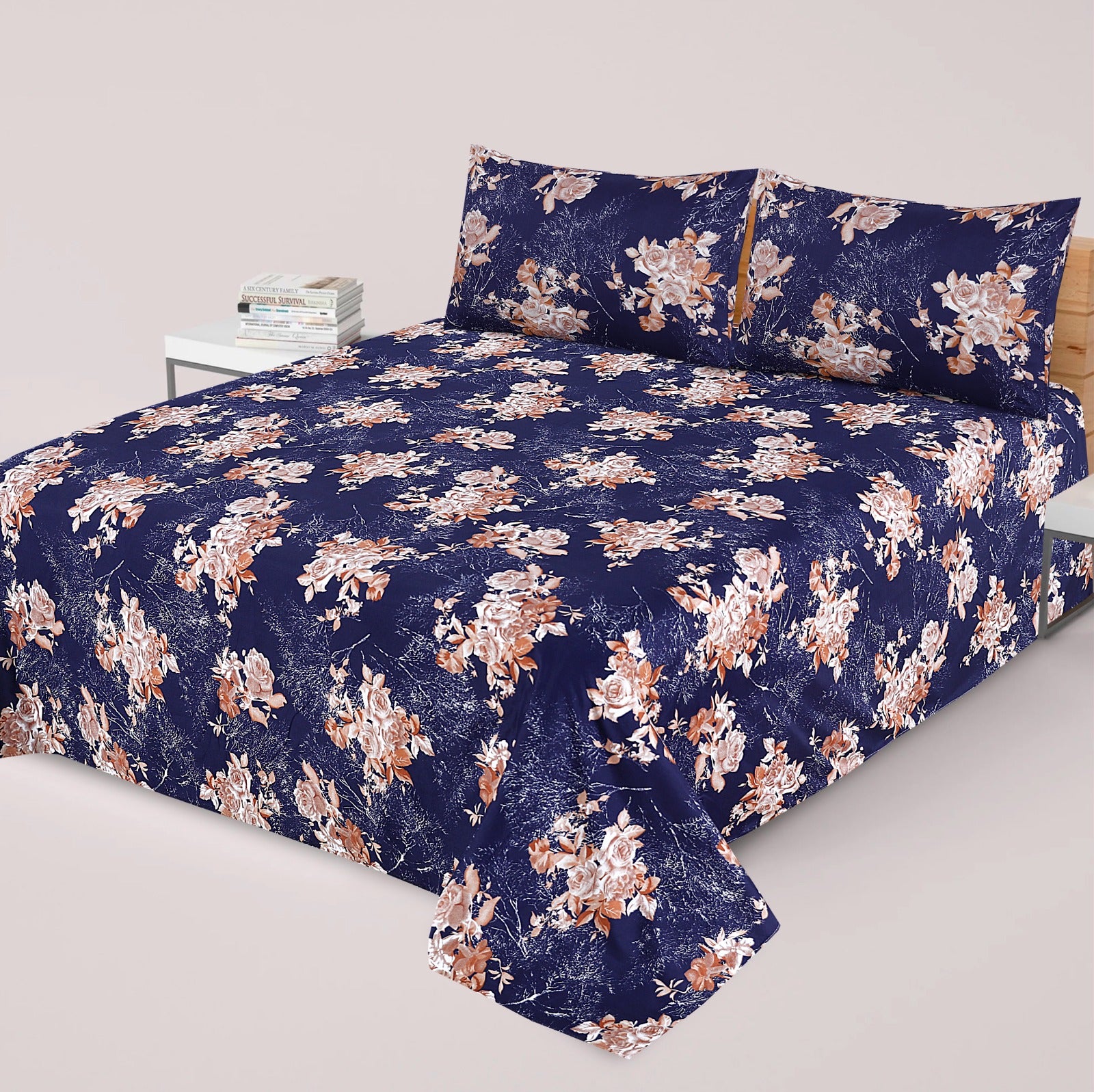 Premium Cotton Super King Bedsheet - Special Addition- MS17