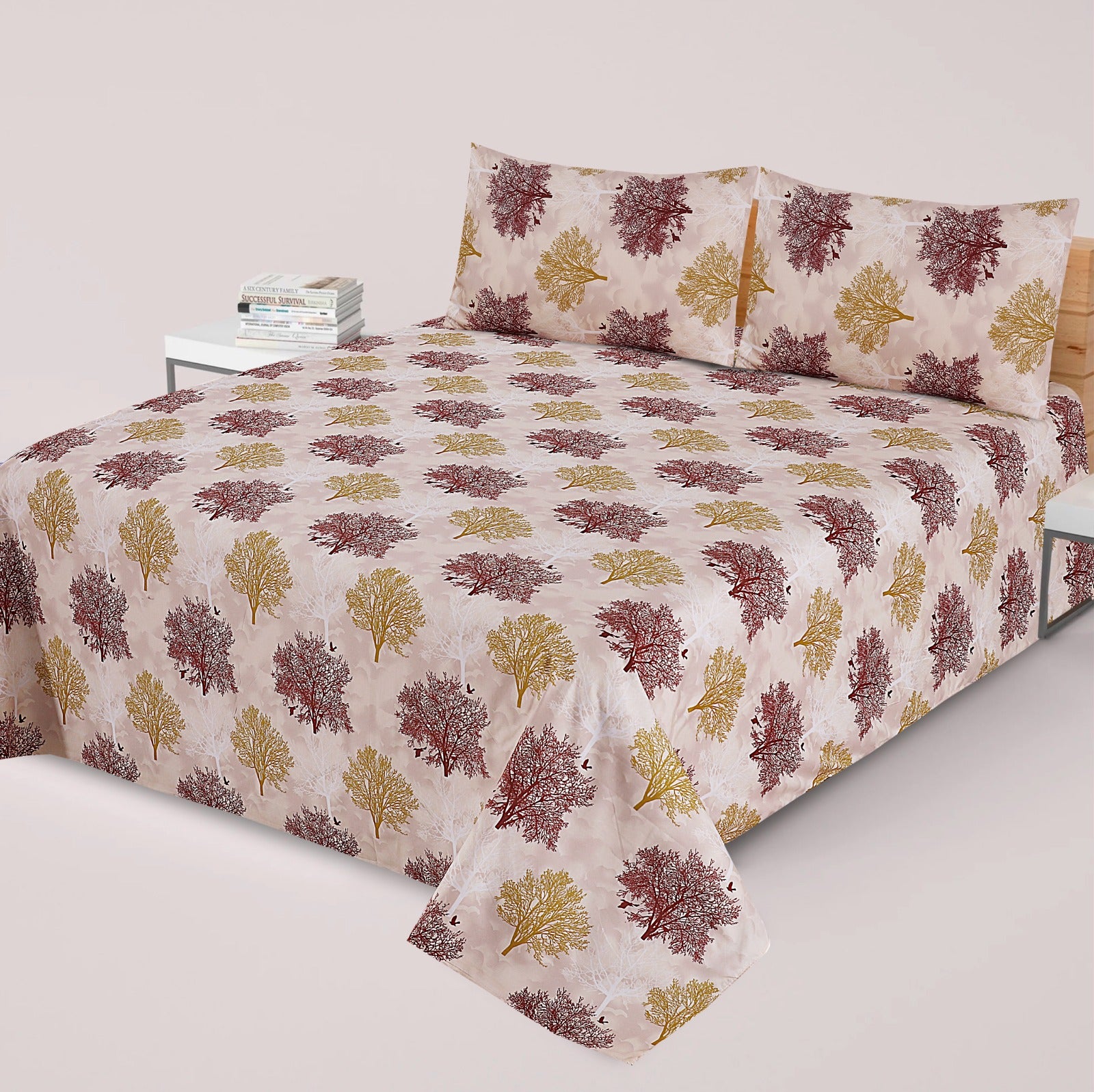 Premium Cotton Super King Bedsheet - Special Addition- MS22