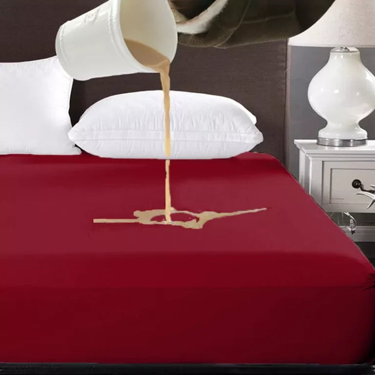 Waterproof Mattress Protector Covers – Red