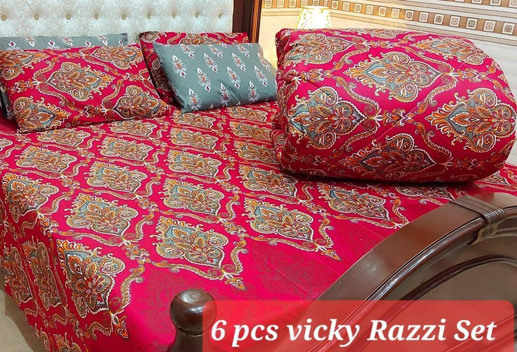 6 pc Winter Razai Set (Heavy Filling) RZ-60