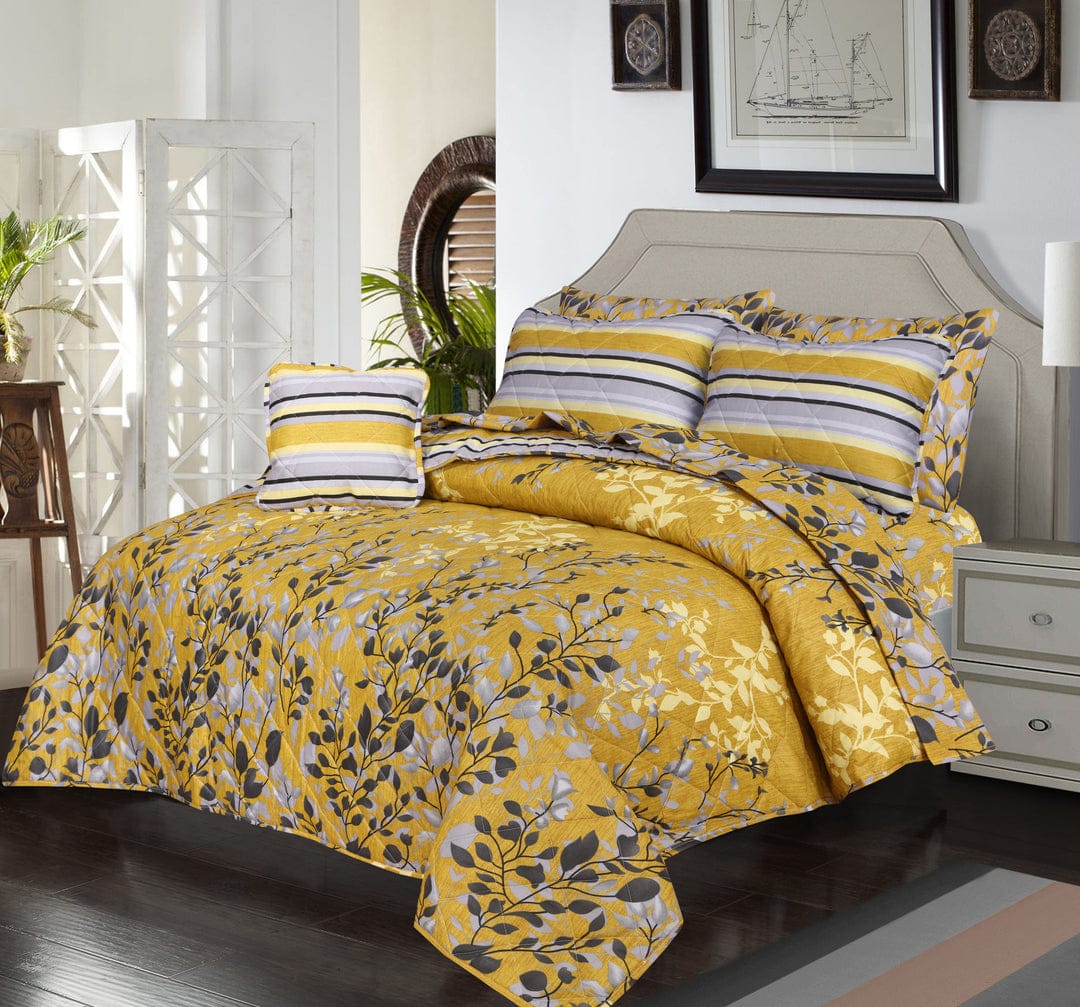 7 Pcs Comforter Set King Size Design KCC 120