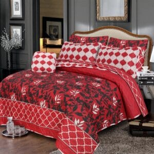 7 Pcs Comforter Set King Size Design KCC 113