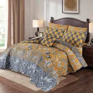 7 Pcs Comforter Set King Size Design KCC 122