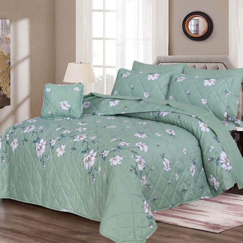 7 Pcs Comforter Set King Size Design KCC 130