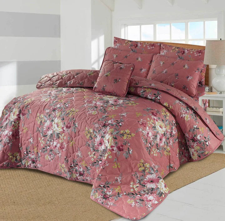 7 Pcs Comforter Set King Size Design KCC 108