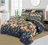 7 Pcs Comforter Set King Size Design KCC 1006