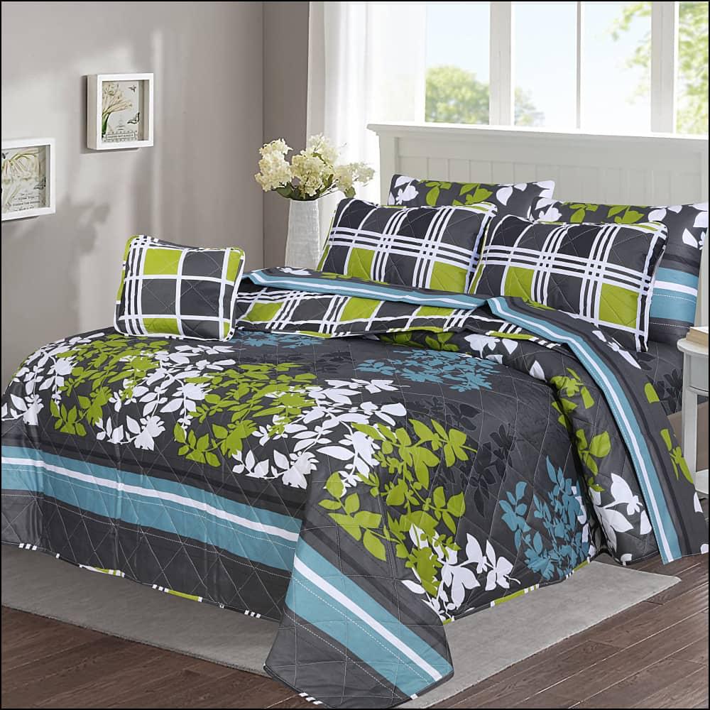 7 Pcs Comforter Set King Size Design KCC 0005