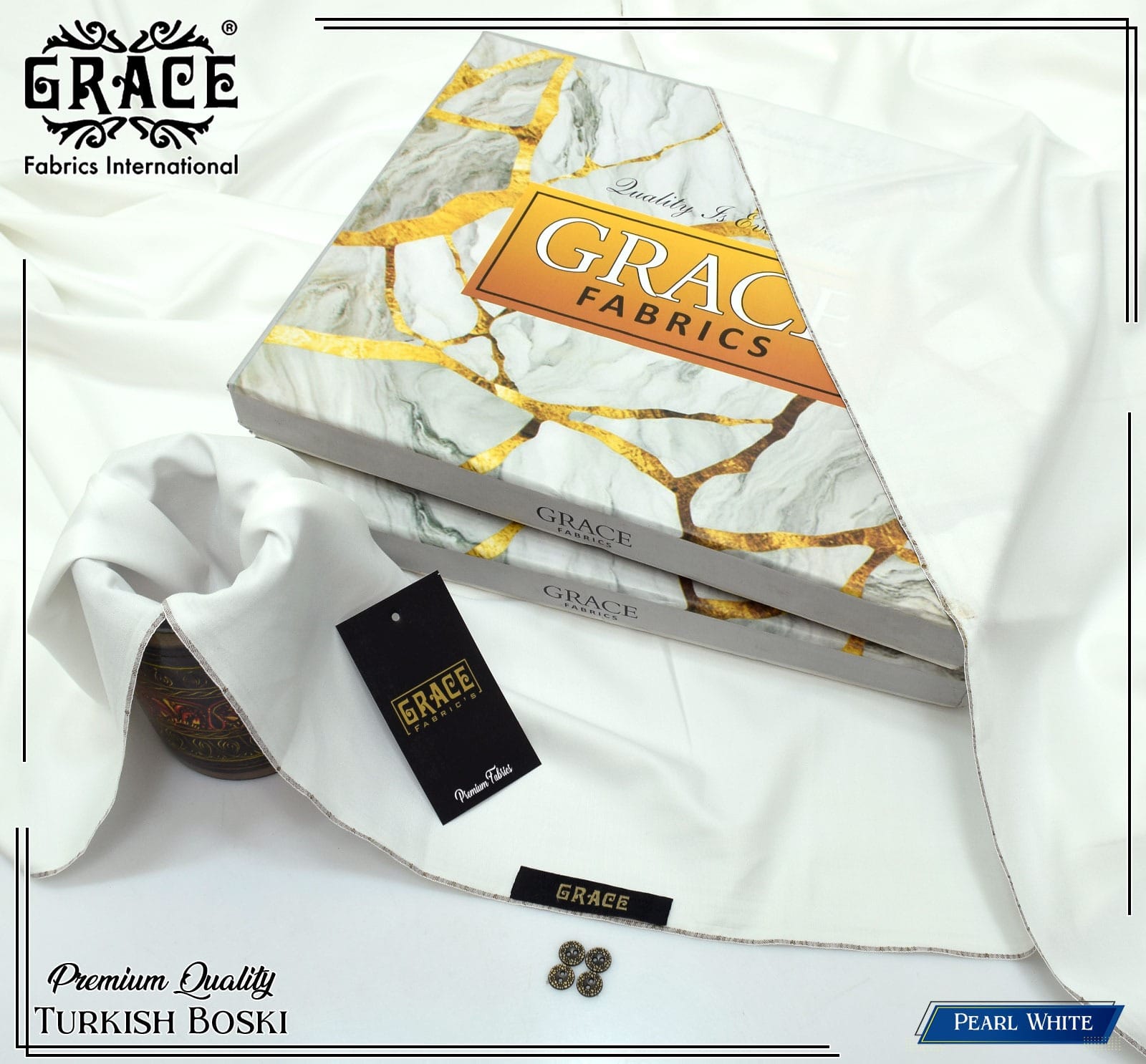 BOSKI By GRACE FABRICS - OFF-WHITE