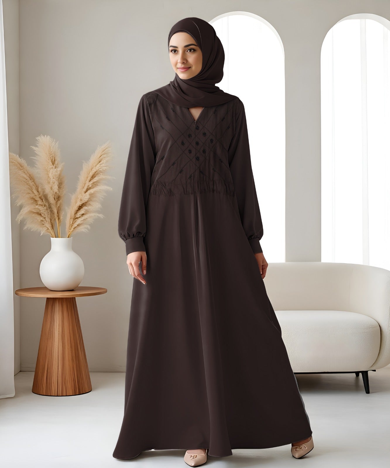 Arabic Abaya (Cuff paded)
