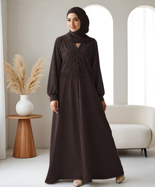 Arabic Abaya (Cuff paded)