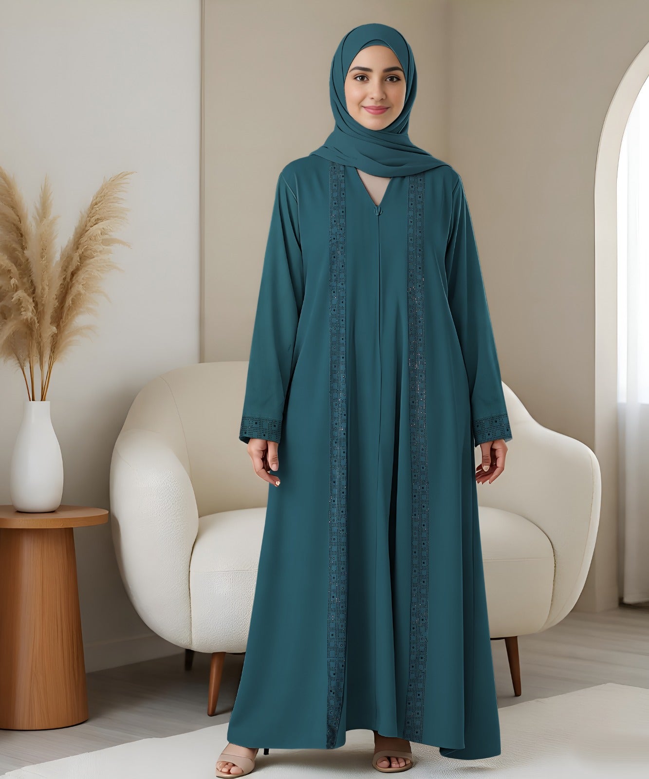 Motive-Abaya  (Ferozi)